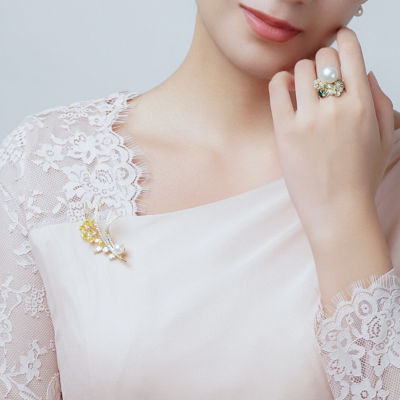 Pearly Lustre Elegant Freshwater Pearl Brooch WC00042 3