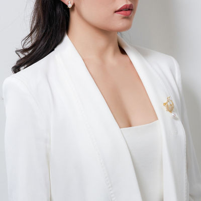 Pearly Lustre Elegant Freshwater Pearl Brooch WC00037 5