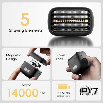 Yoose Mini 5 Portable Mini Foil Shaver 7