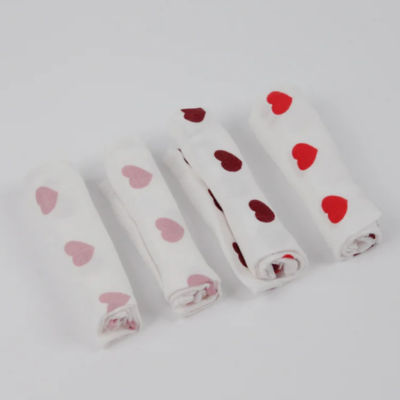 Little Rei Bamboo Muslin Wash Cloth (Pack Of 4) 3