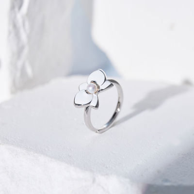 Pearly Lustre Top Grade Freshwater Pearl Rings WR00379 | ORCHID 4