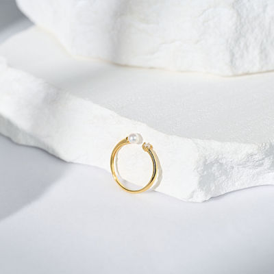 Pearly Lustre Top Grade Freshwater Pearl Ring WR00356 4