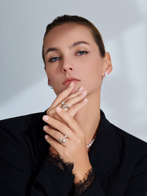 Pearly Lustre Top Grade Freshwater Pearl Ring WR00283 | EVERLEAF 5