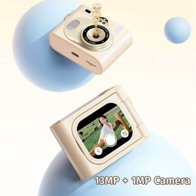 Rock Crayon Shinchan RAU0797 Camera Style Bluetooth Earphones with Color Touch Screen 4