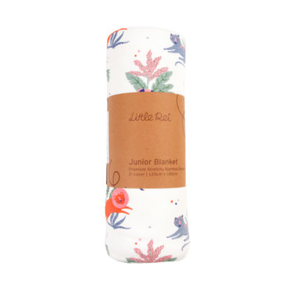 Little Rei 2-Layer Premium Stretchy Bamboo Rayon Junior Blanket 1