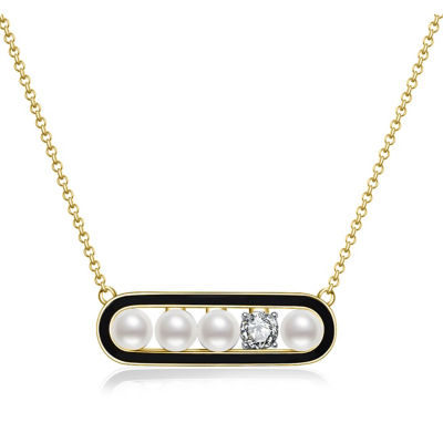 Pearly Lustre Top Grade Freshwater Pearl Necklace WN00493 | DECO 1