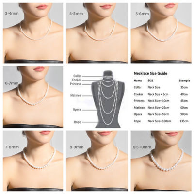 Pearly Lustre White Freshwater Pearl Necklace WN00485 7