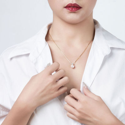 Pearly Lustre Top Grade Freshwater Pearl Necklace WN00482 5
