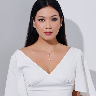 Pearly Lustre Top Grade Freshwater Pearl Necklace WN00294 | S Collection 3