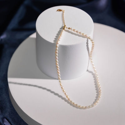Pearly Lustre New Yorker Freshwater Rice Pearl Necklace WN00229 3