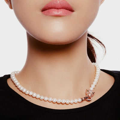 Pearly Lustre Freshwater Pearl Necklace WN00417 | SAFARI 2