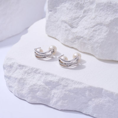 Pearly Lustre Top Grade Freshwater Pearl Earring WE00911 | MARINA BAY 5