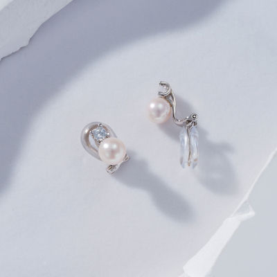 Pearly Lustre Clip-On Freshwater Pearl Earrings WE00608 2