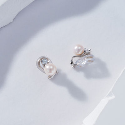 Pearly Lustre Clip-On Freshwater Pearl Earrings WE00608 5