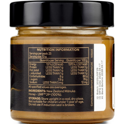 COMVITA Manamaiwai First Harvest UMF™ 29+ Mānuka Honey, 250g 3