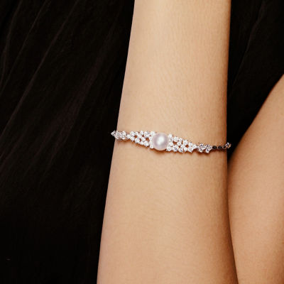 Pearly Lustre Top Grade Freshwater Pearl Bracelet WB00255 | CELESTE 2