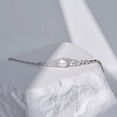 Pearly Lustre Top Grade Freshwater Pearl Bracelet WB00255 | CELESTE 4