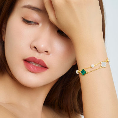 Pearly Lustre Top Grade Freshwater Pearl Bracelet WB00280 | MOTHER OF PEARL 3