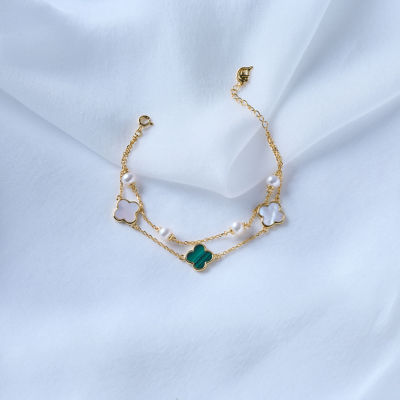Pearly Lustre Top Grade Freshwater Pearl Bracelet WB00280 | MOTHER OF PEARL 4