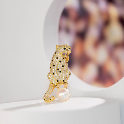 Pearly Lustre Top Grade Freshwater Pearl Brooch WC00039 | SAFARI 2