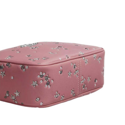 COACH Mini Jamie Camera Bag With Star Print Silver/Dusty Pink Multi CCI73 4