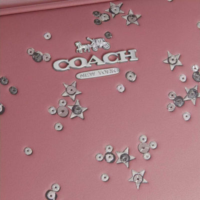 COACH Mini Jamie Camera Bag With Star Print Silver/Dusty Pink Multi CCI73 5