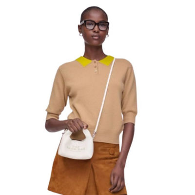 MARC JACOBS THE MICRO CROSSBODY SACK - WHITE 2