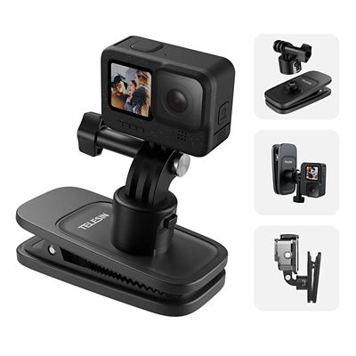 Telesin Quick Release Universal Magnetic Backpack Clip 3