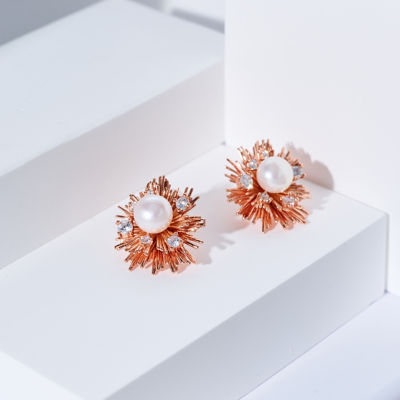 Pearly Lustre Top Grade Freshwater Pearl Earrings WE00983 | LADY BOSS 2