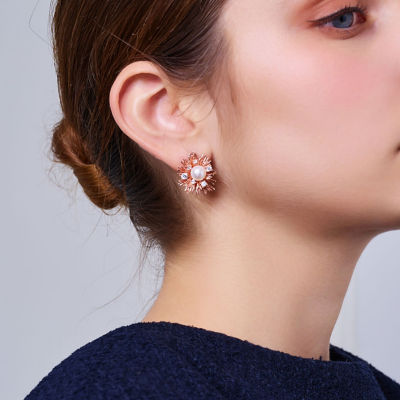 Pearly Lustre Top Grade Freshwater Pearl Earrings WE00983 | LADY BOSS 3