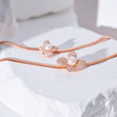 Pearly Lustre Top Grade Freshwater Pearl Necklace WN00807 | BLOOM 2