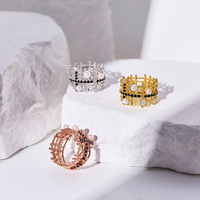 Pearly Lustre Top Grade Freshwater Pearl Ring WR00371 | TWEED 8