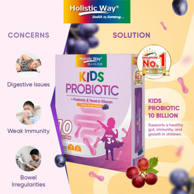Buy Holistic Way Kids Bio-Elixir Probiotic 10 Billion (15s) Online