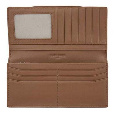 BRAUN BÜFFEL Braun Buffel Clamp Bifold Long Wallet With Zip Compartment in Bran 4