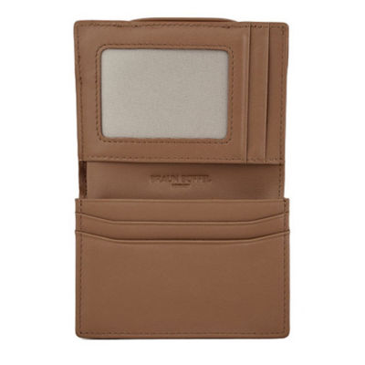 BRAUN BÜFFEL Braun Buffel Clamp Card Holder With Notes Compartment in Bran 4