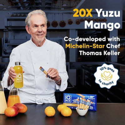 IQBar IQMix Sugar Free Electrolytes Powder Packets - Yuzu Mango 20 Sticks 4