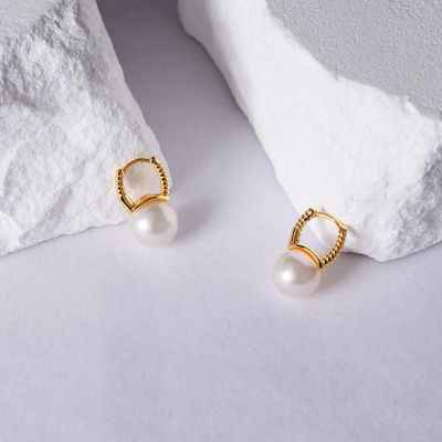 Pearly Lustre Asian Civilisations Museum Edison Pearl Earrings WE00580 | ACM Collection 3