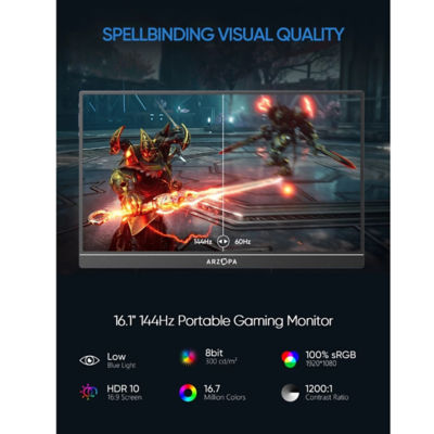 Buy Arzopa Z1FC 16.1 inch 144Hz Full HD Type-C Portable Gaming