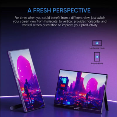 Arzopa Z1FC 16.1 inch 144Hz Full HD Type-C Portable Gaming Monitor 9