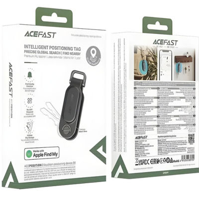 Acefast S4 Keychain Positioning Device - Black 6