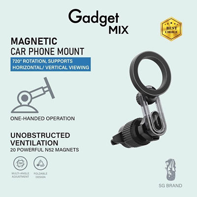 Gadget Mix Diginut CH-33 Magnetic Car Phone Mount 2