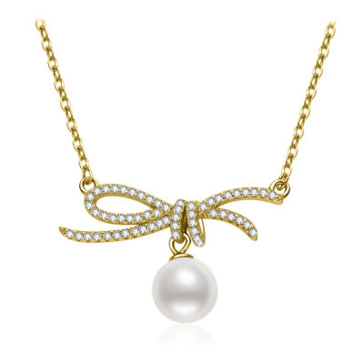 Pearly Lustre Freshwater Pearl Necklace WN00852 | RIBBON 1