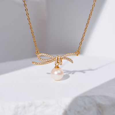 Pearly Lustre Freshwater Pearl Necklace WN00852 | RIBBON 2