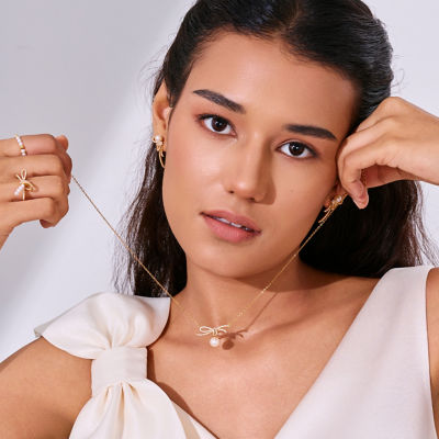 Pearly Lustre Freshwater Pearl Necklace WN00852 | RIBBON 3