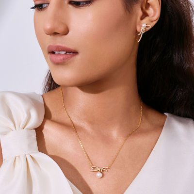 Pearly Lustre Freshwater Pearl Necklace WN00852 | RIBBON 5