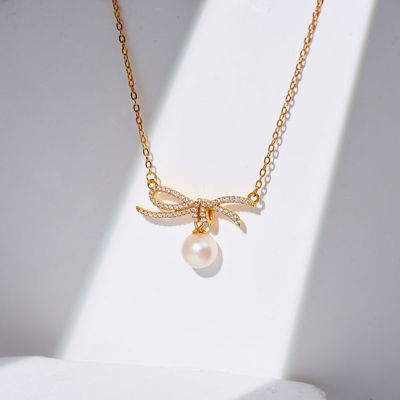Pearly Lustre Freshwater Pearl Necklace WN00852 | RIBBON 6