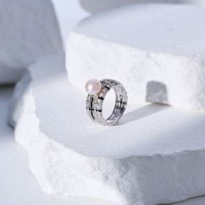 Pearly Lustre Top Grade Freshwater Pearl Ring WR00377 | TWEED 4