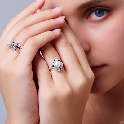 Pearly Lustre Top Grade Freshwater Pearl Ring WR00377 | TWEED 7