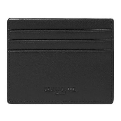 BRAUN BÜFFEL Braun Buffel Valadon Flat Card Holder in Black 3