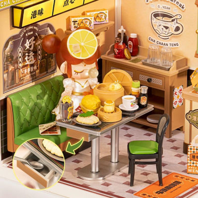 Rolife Super Creator Miniature House - Hong Kong Bites Cafe DW021 6